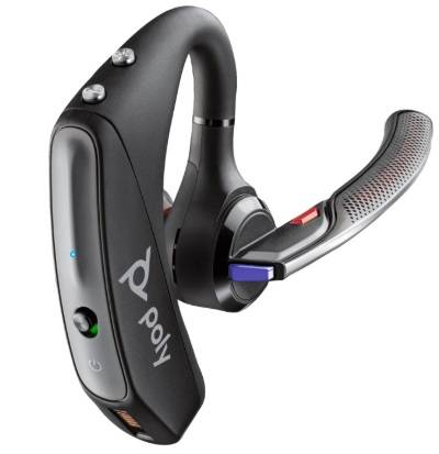 Auriculares HP Poly Voyager 5200 - Bluetooth inalámbrico con base de carga