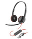 Auriculares HP Poly Blackwire 3220 USB-C - Binaural, Alambricos, Adaptador Incluido
