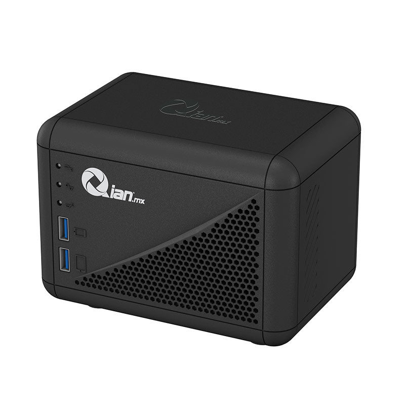 Regulador de Voltaje Qian EN1000 1000VA - 8 Contactos, LED, 50/60Hz