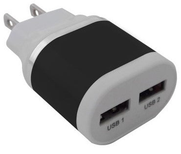 Cargador BROBOTIX 2 Puertos USB 161264N - Dual USB, Negro Imagen principal del producto