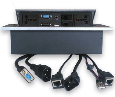 Caja de Mesa BROBOTIX 005514 - RJ45, HDMI, SVGA, USB y Alimentación Imagen principal del producto