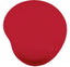 Mouse Pad Brobotix 500074R con Almohadilla Gel - Antiderrapante Rojo