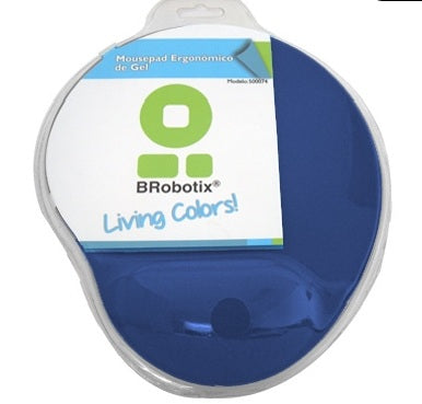 Mouse Pad BROBOTIX 500074A Azul Marino - Gel Antiderrapante Imagen principal del producto