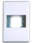 Tapa de Pared BROBOTIX 938276 - 1 Panel Jack, Ensamble a Presión, Blanco