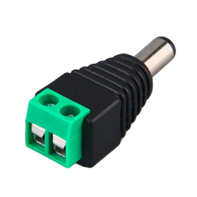 Adaptador Jack BROBOTIX 170144 - Plug VCD Macho, Negro, Cobre