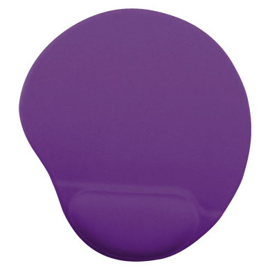 Mouse Pad BROBOTIX Tipo Gel Morado - Antiderrapante, Almohadilla Cómoda