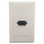 Tapa Faceplate Brobotix 163290 - 1 Panel HDMI Hembra 90°