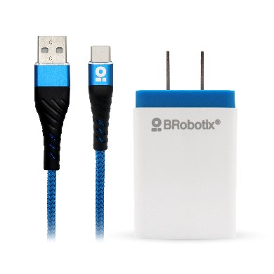 Cargador Brobotix USB-C con Cable Tipo C - Carga Rápida 5V, Pared