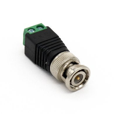Adaptador CCTV BROBOTIX 764786 - Conectores BNC Macho Coaxial Negro