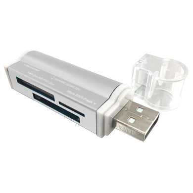 Lector USB BROBOTIX 180420P - USB 2.0, Plata