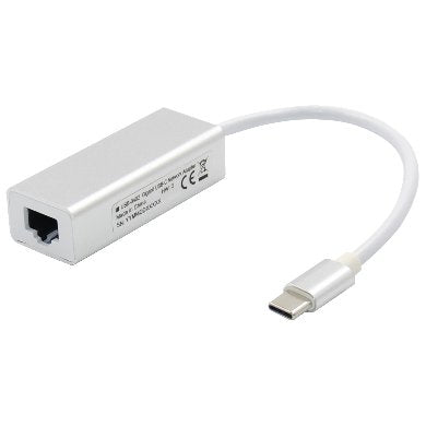 Convertidor Brobotix USB-C a RJ45 Gigabit - Adaptador de Red Blanco Imagen principal del producto