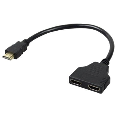 Splitter HDMI BROBOTIX 170422 - Negro, 30 cm, Distribuidor de Video Imagen principal del producto