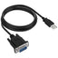 Convertidor USB A Serial DB9 BROBOTIX 963579 - RS-232, 1.8m, Negro
