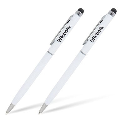 Pluma Stylus Tablet Duopk BROBOTIX 6000397 - Blanco, Precisión Táctil