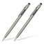 Pluma Stylus BROBOTIX 6000410 Duopack - Compatible Tablets, Plateada