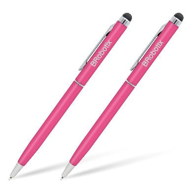 Pluma Stylus Tablet Duopk BROBOTIX 6000434 - Rosa, Precisión Táctil