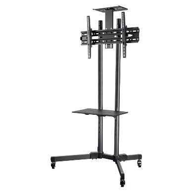 Soporte de Piso BROBOTIX 963050 - Móvil, 50 kg, Acero, 32-70 Pulgadas