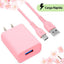 Cargador USB Brobotix 6001332 - Carga Rápida V3.0 + Cable Tipo C, Edición Pink