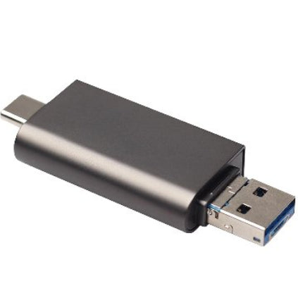 Lector OTG BROBOTIX 6006085 SD y Micro SD - USB Tipo A, Micro USB y USB-C Imagen principal del producto