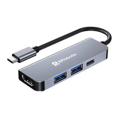 Docking Station USB-C Brobotix 6006221 - 4 en 1 HDMI y 2 USB 3.0