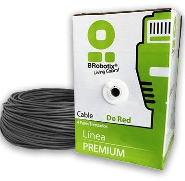 Bobina UTP BROBOTIX 065740 CAT5e 305m - Interior, CCA, Gris Imagen principal del producto