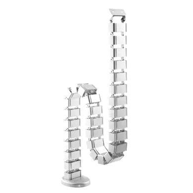 Organizador de Cables Vertical Articulado BROBOTIX 6007143 - ABS y Acero Inoxidable