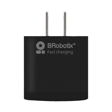 Cargador Brobotix 6006641 USB 18W Carga Rápida - Puerto Tipo A Negro Imagen principal del producto