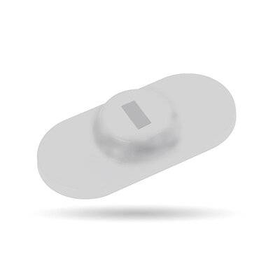 Ancla de Seguridad Brobotix 406290 K-Slot para Laptop y Tablet - Adhesiva Gris Imagen principal del producto