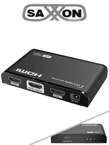 Divisor HDMI Saxxon LKV312HDR-V2.0 4K - 1 Entrada 2 Salidas Full HD Imagen principal del producto
