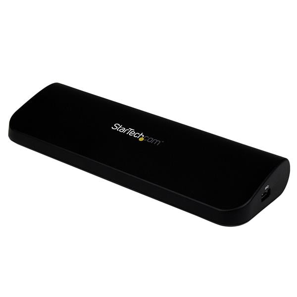 Replicador de Puertos StarTech.com USB3SDOCKHDV - 5 Gbit/s, Negro