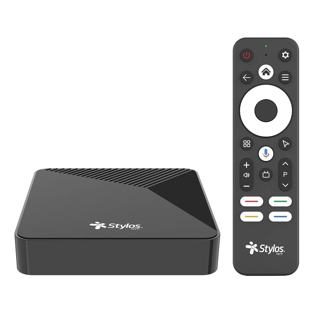 TV BOX Stylos Smart 4K Android 14 STVTBX7B - Streaming en Ultra HD