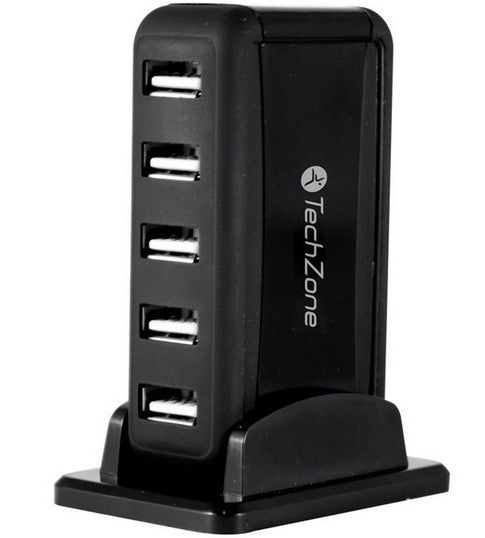 Hub TechZone TZ17HUB01 - 7 Puertos USB 2.0 con Fuente de Poder Imagen principal del producto
