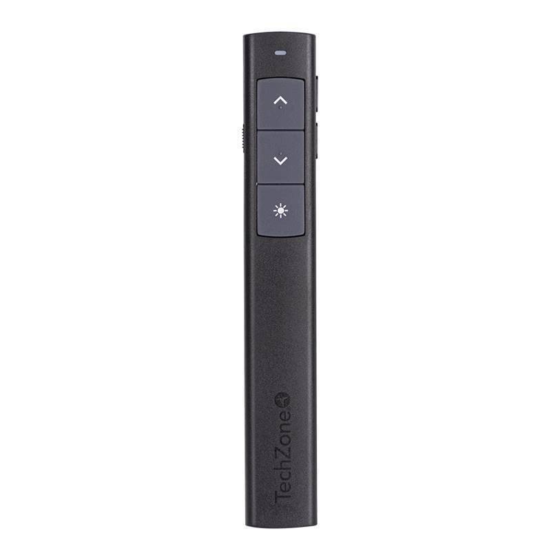 Presentador TechZone TZAPL03 con Apuntador Láser LED Rojo - Control Inalámbrico