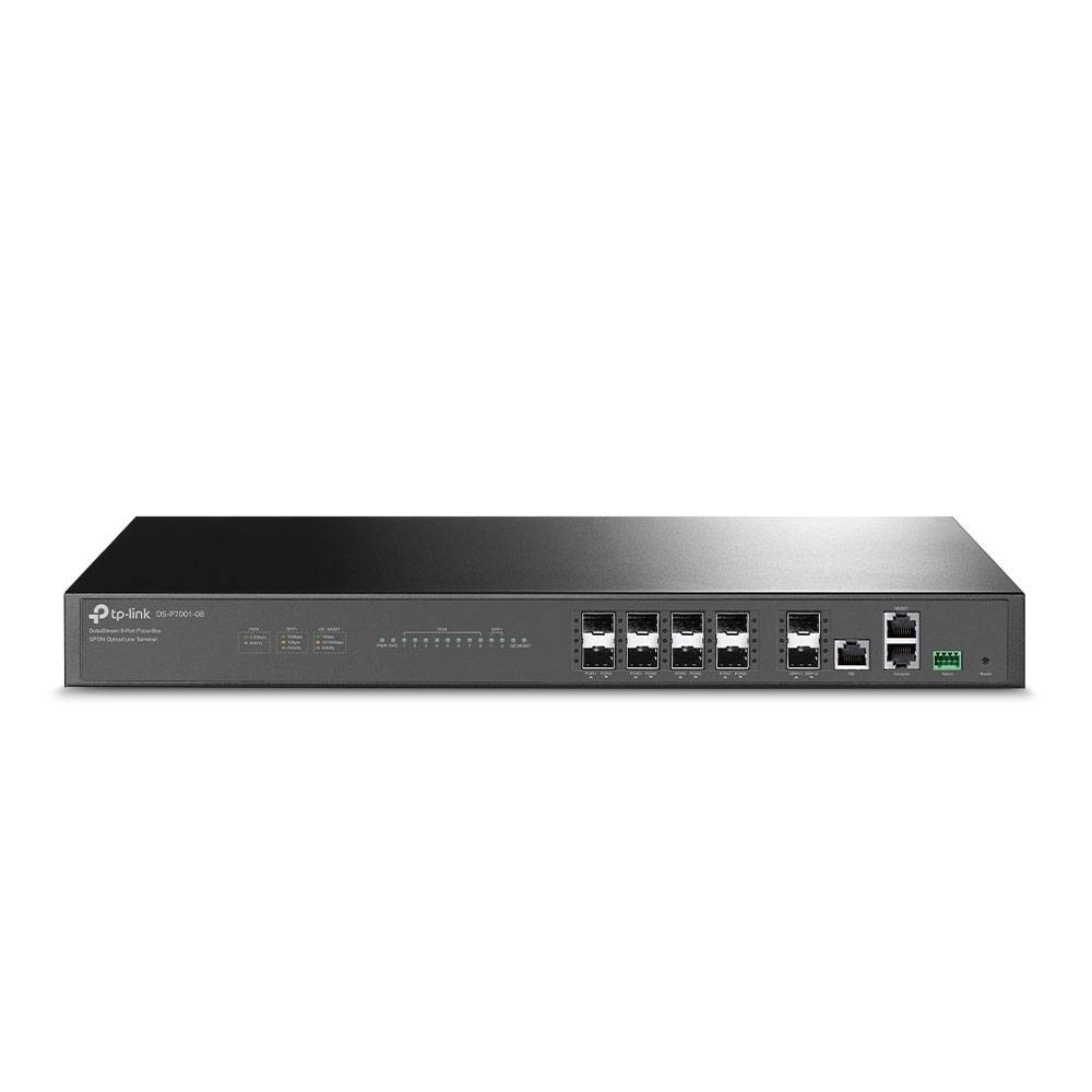 OLT TP-LINK DeltaStream DS-P7001-08 8 Puertos GPON - División 1:128, 1024 ONTs Imagen principal del producto