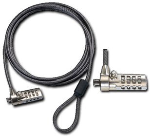 Candado Targus ASP61LA T-Lock Combo Cable - Seguridad Resetteable Negro Imagen principal del producto