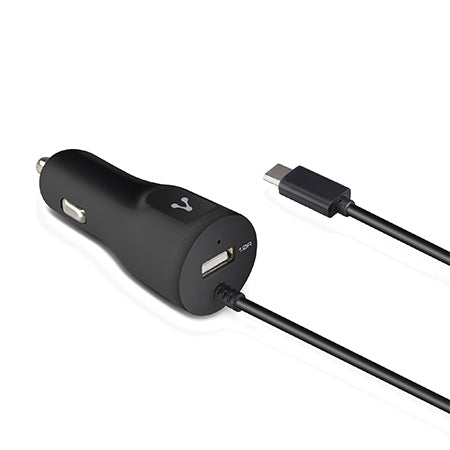 Cargador micro USB VORAGO AU-303 - 2.4A, Carga rápida, Negro Imagen principal del producto