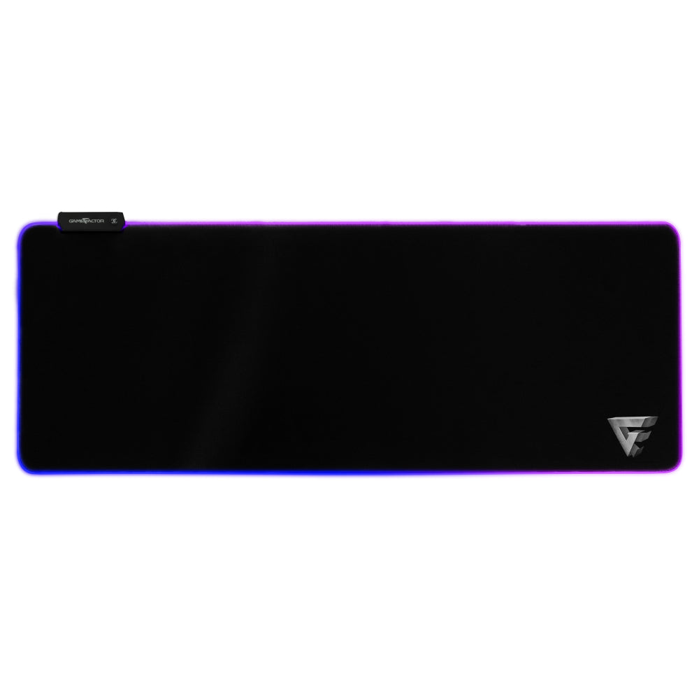 Mousepad Game Factor MPG500 RGB XL - Speed Control, Negro Imagen principal del producto