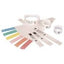 Etiquetas Zebra Z-Band Direct 1x11 - Paquete de 6 Rolos para Identificación