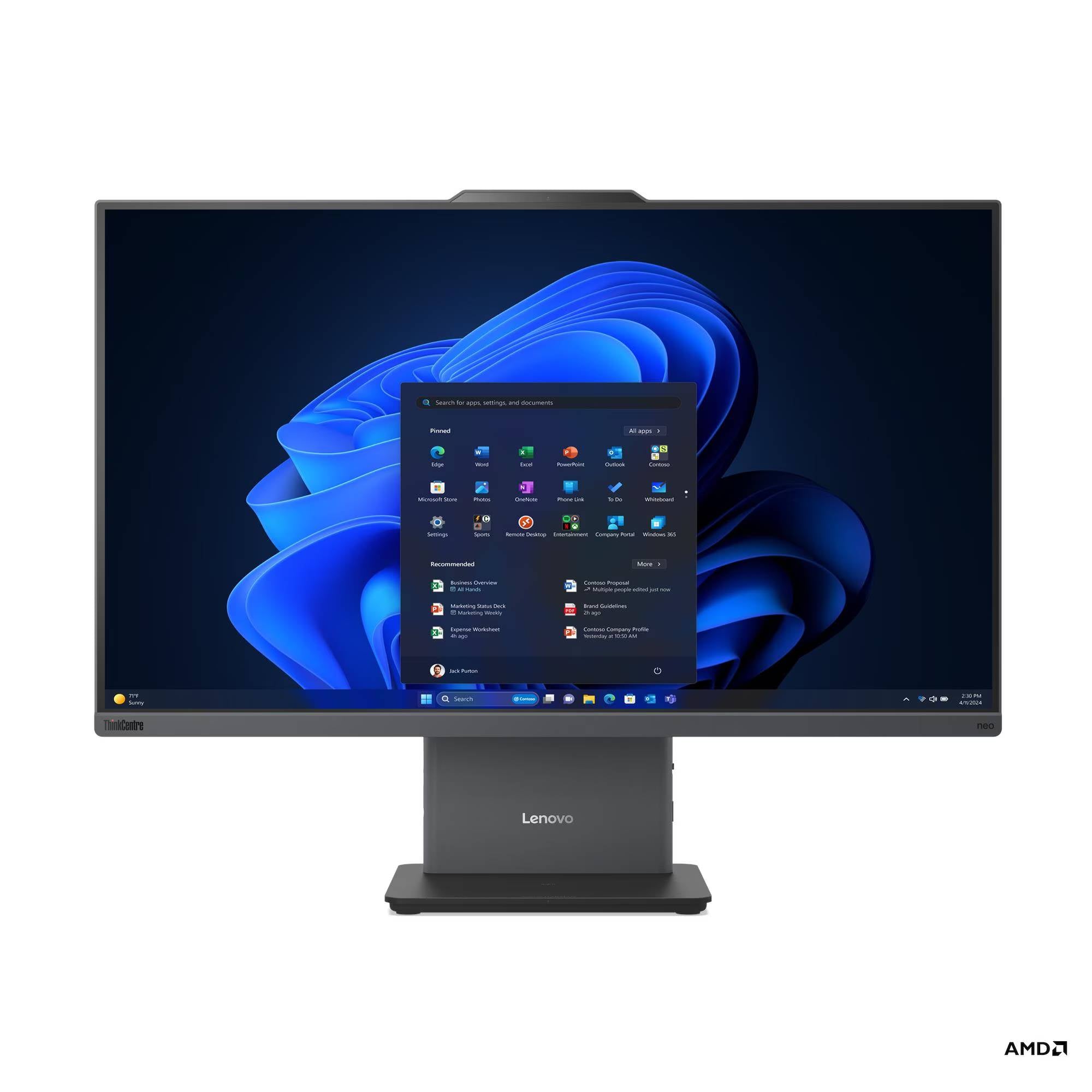 All In One Lenovo Neo 55A 24 G6 - Ryzen 5, 16GB DDR5, 512GB SSD