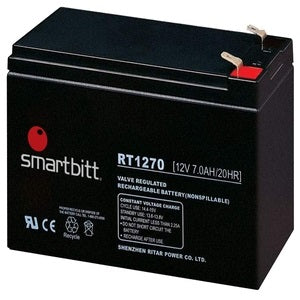 Batería de Reemplazo SMARTBITT SBBA12-7 - 12V, 7Ah, Negro