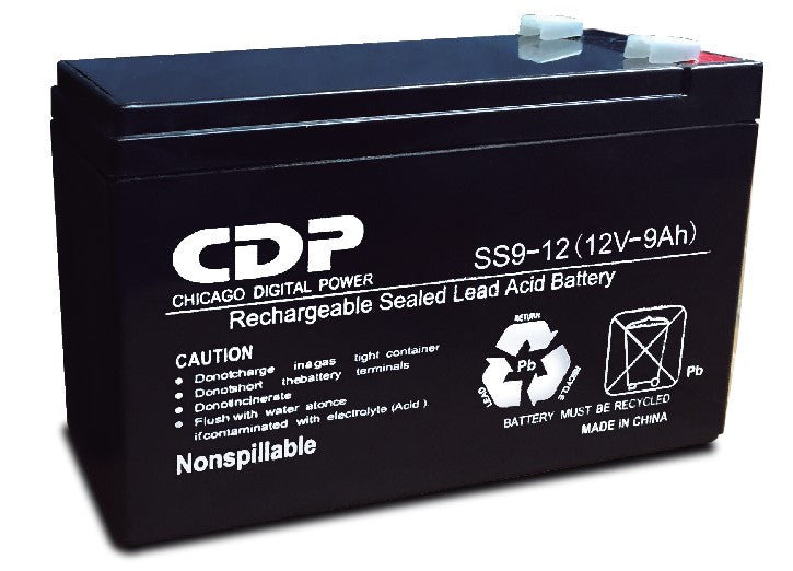 Batería CDP SLB12-9 12V 9Ah - Plomo Ácido Sellada para No Break