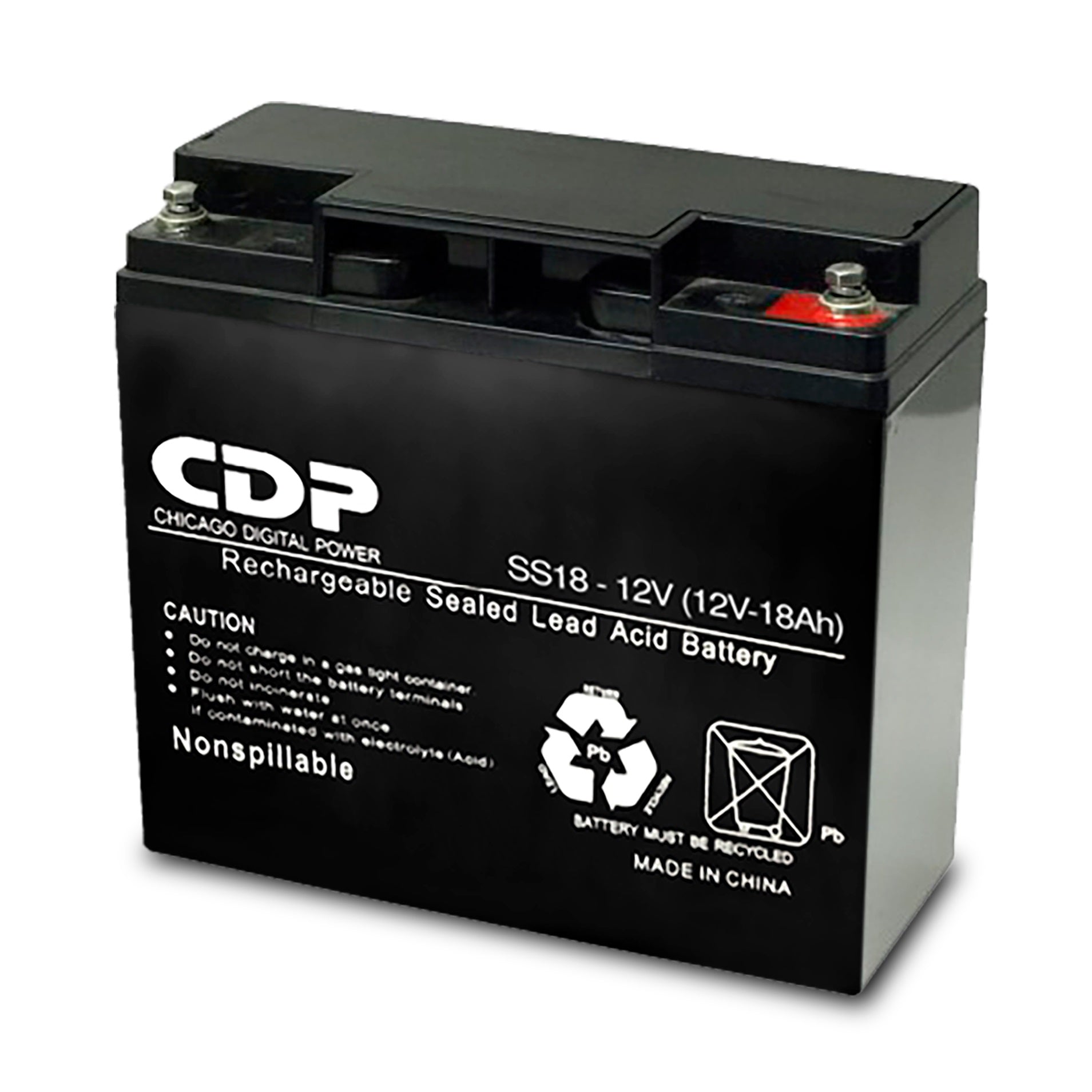 Batería CDP SLB12-18 12V 18Ah - No Break Plomo Ácido Sellada Imagen principal del producto