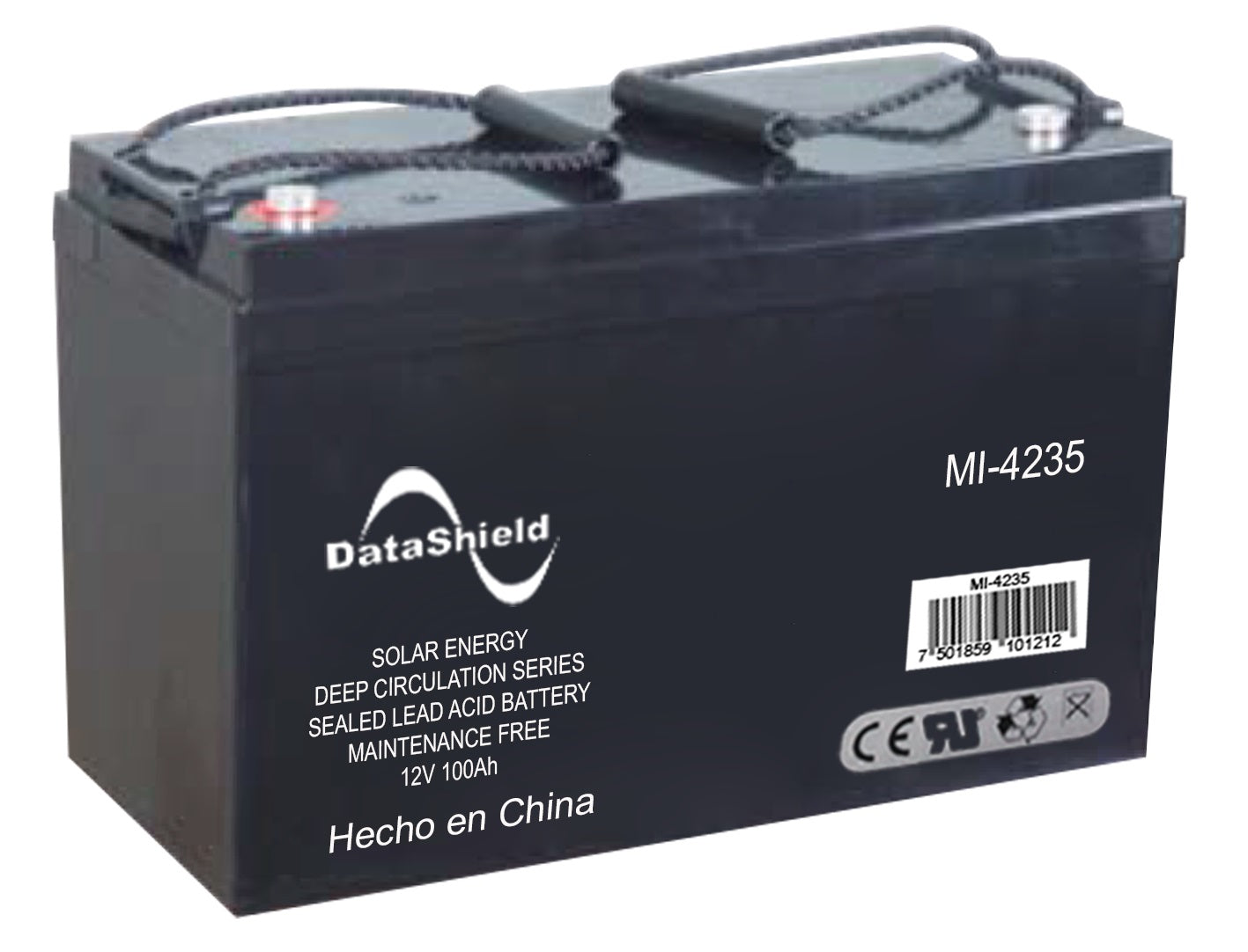 Batería DATASHIELD MI-4235 100 Ah 12V - Sistemas Solares e Inversores Imagen principal del producto