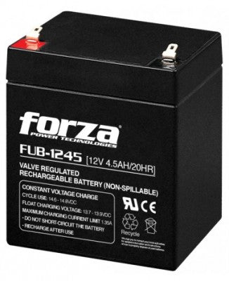 Batería Forza 12V 4.5AMP FUB-1245 - Recargable para Equipos Electrónicos Imagen principal del producto