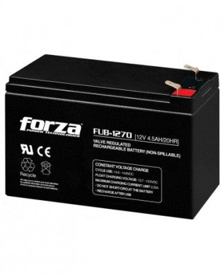 Batería FORZA FUB-1270 12V 7AMP - Recargable para sistemas de respaldo Imagen principal del producto