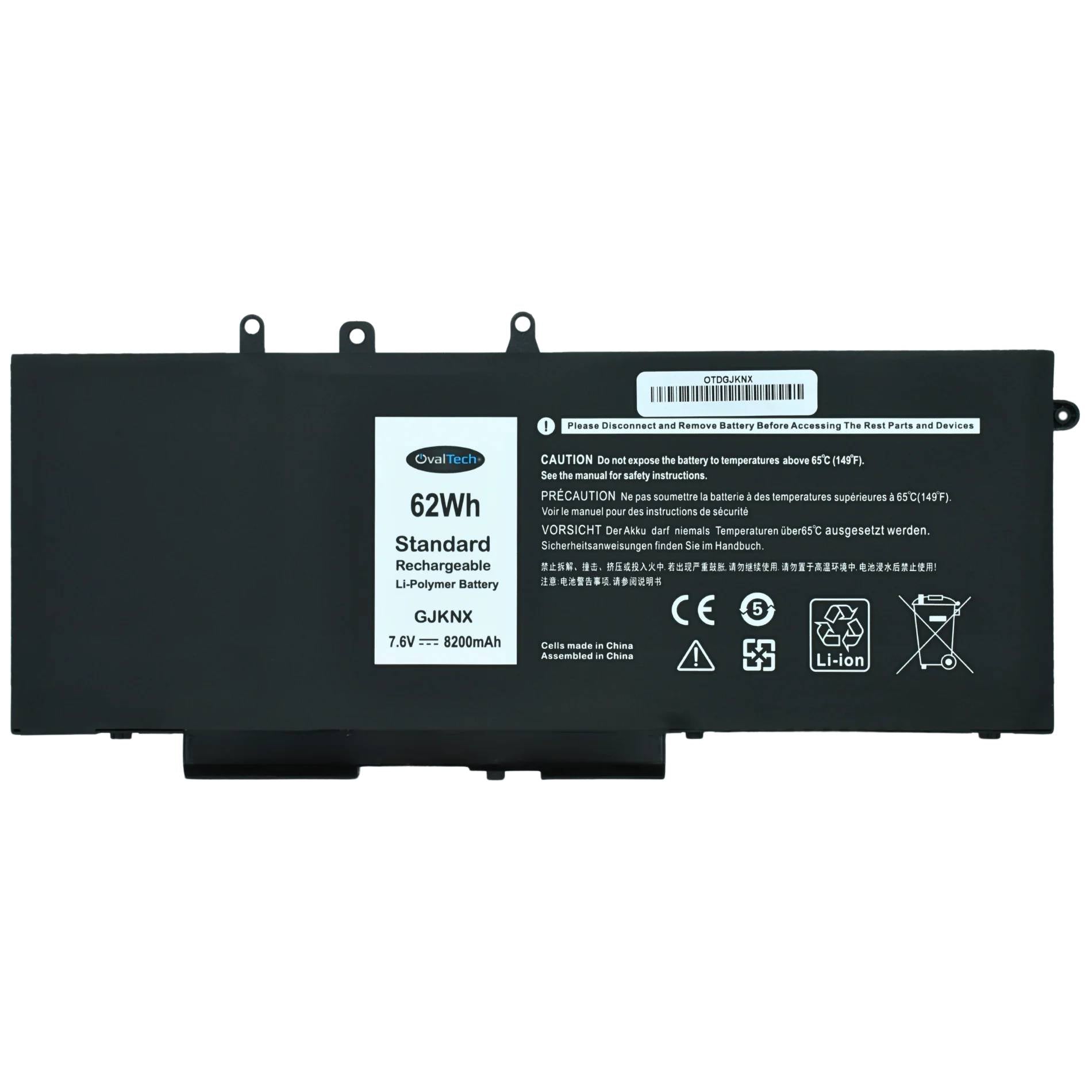 Batería OVALTECH OTDGJKNX 8200mAh 7.7V - Compatible Dell Latitude 5480/5580