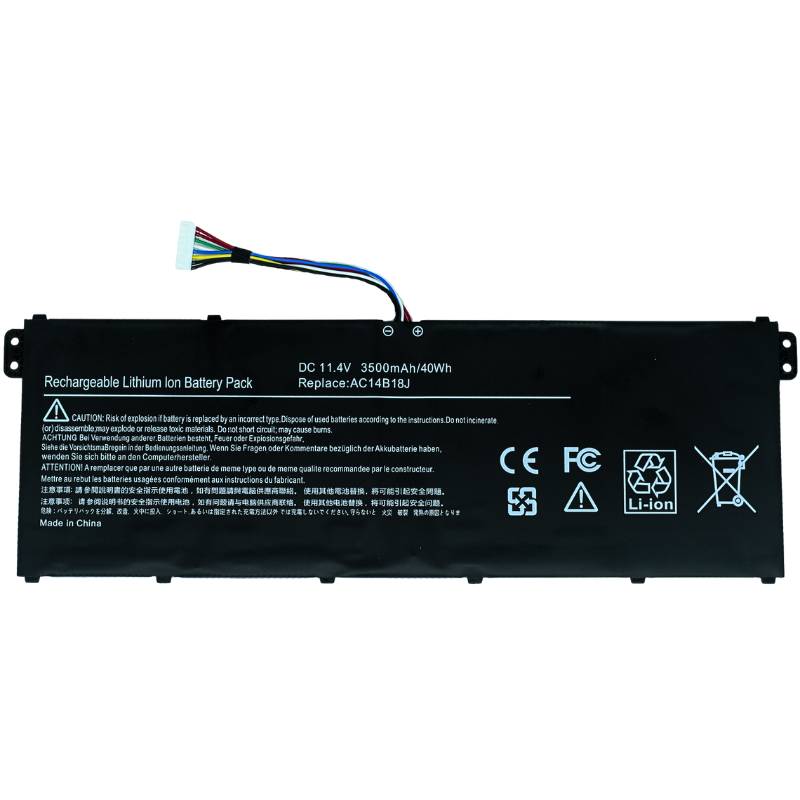 Batería OVALTECH OTRE3-112 11.4V 40Whr para Acer Aspire E3, E5 - 3 Celdas Imagen principal del producto