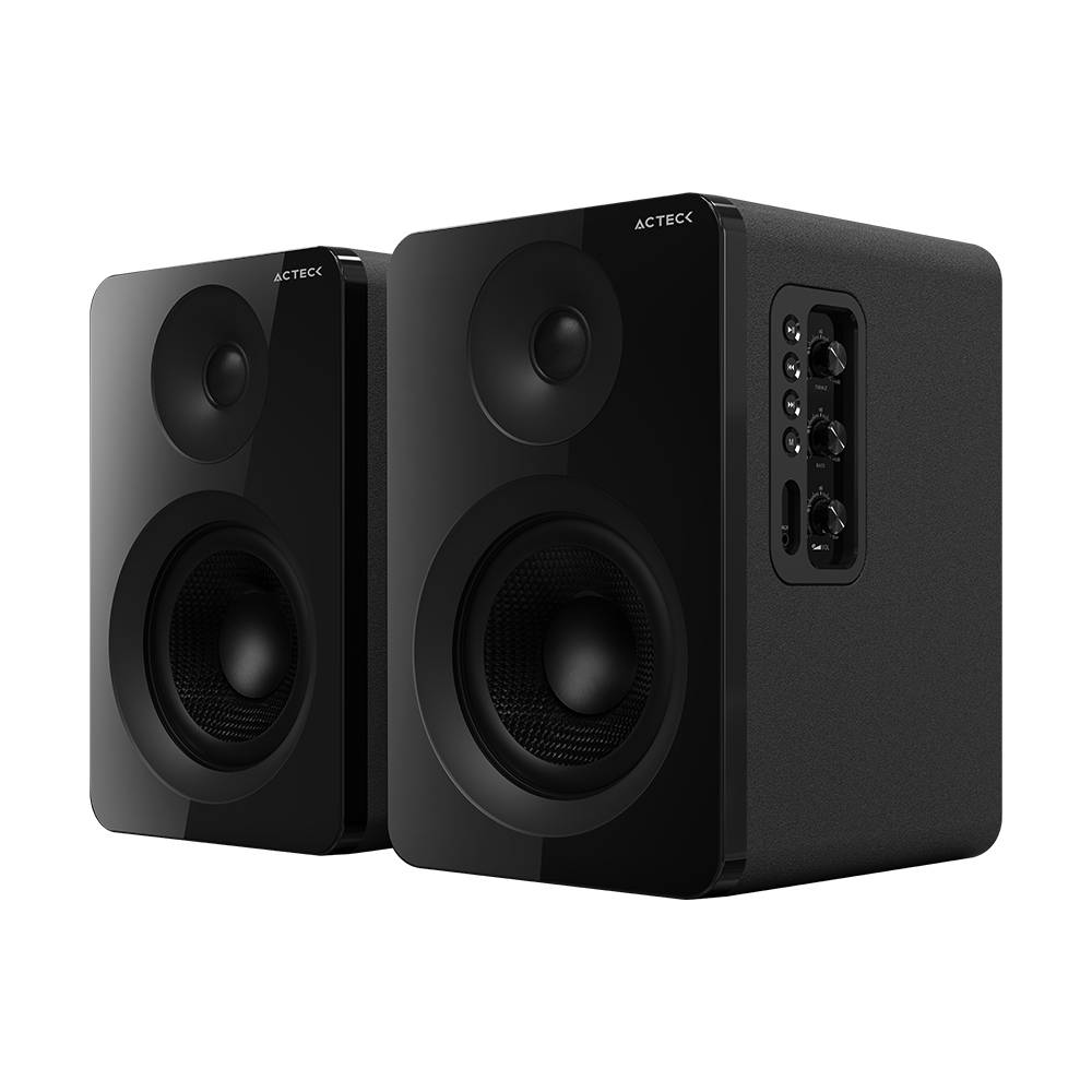 Bocinas Estudio ACTECK R BS700 Elite - 50W RMS Estéreo 2.0 Negro