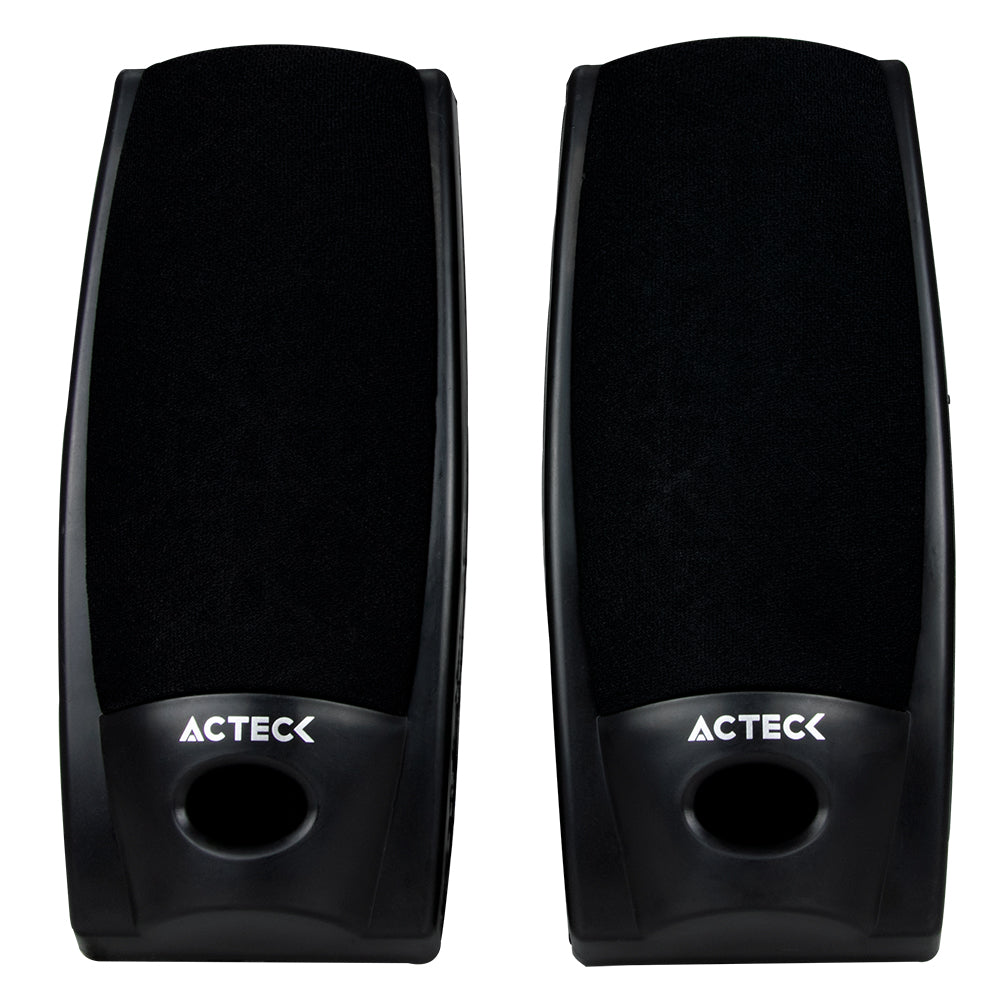 Bocinas Estéreo ACTECK AX-2500 2.0 - Auxiliar 3.5mm, Cable 1.2m Imagen principal del producto