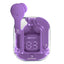 Audífonos Inalámbricos Bluetooth ClearBeat PERFECT CHOICE PC-117049 - Diseño Transparente Morado
